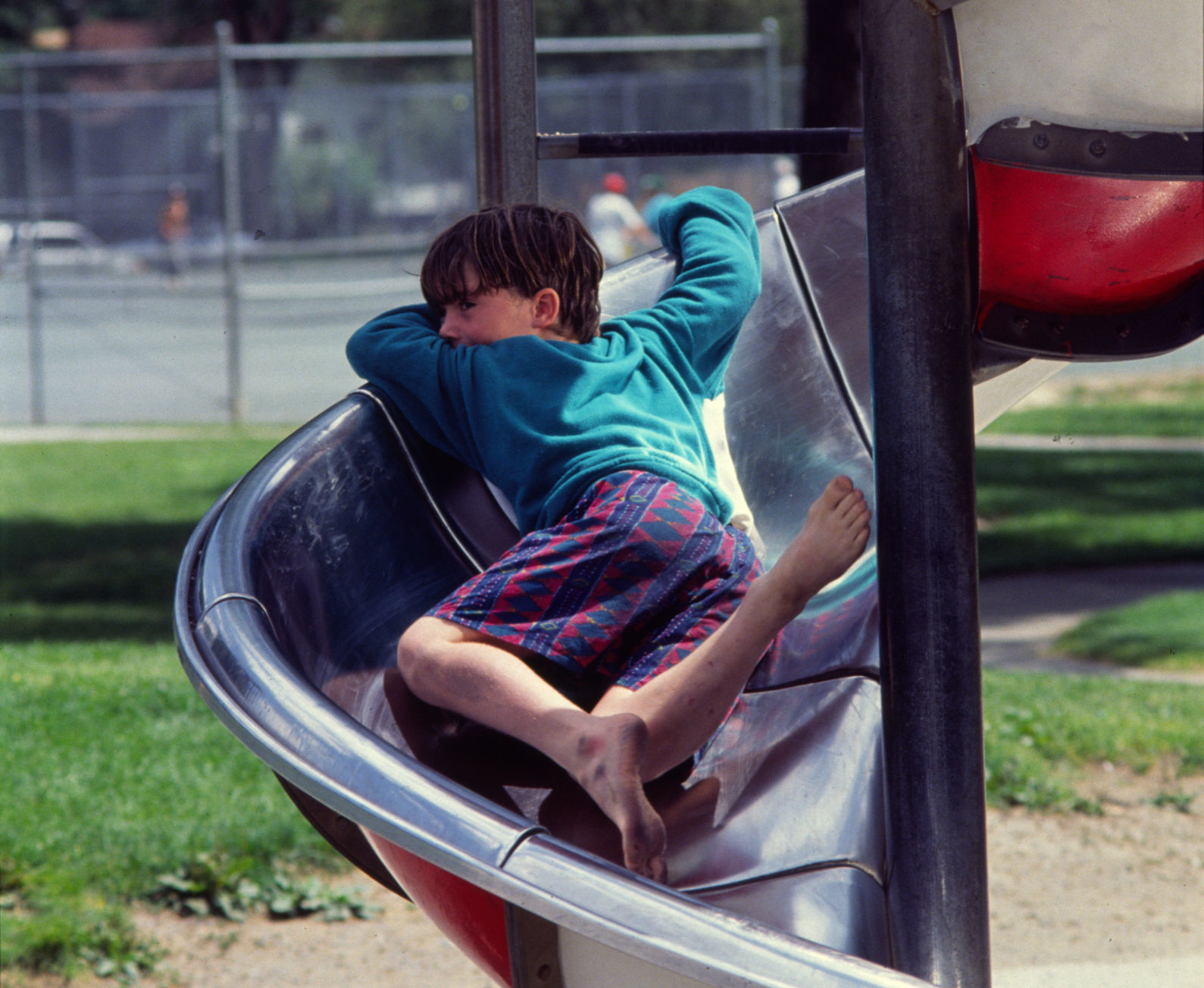 Pioneer Park slide, 1992